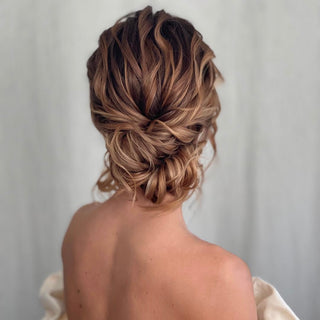 Airy Loose Updo With Twisted Bun Online Hairstyling Tutorial