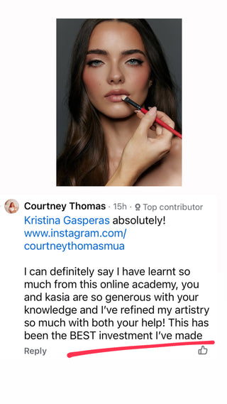 Online Bridal Makeup Hairstyling Academy Testimonial