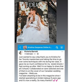 Bridal Makeup Academy Testimonial