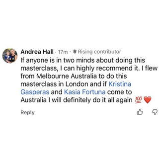 Bridal Makeup Masterclass Testimonial