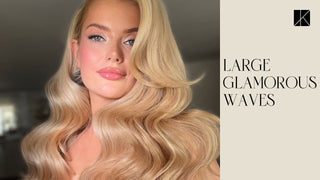 Large Glamorous Waves Hairstyling Tutorial
