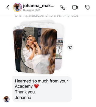 Online Bridal Makeup Academy Testimonial