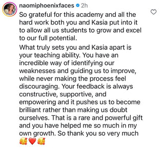 Online Bridal Makeup & Hairstyling Academy Testimonial